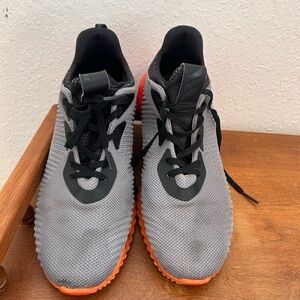 Adidas Gray and Orange Sneakers
